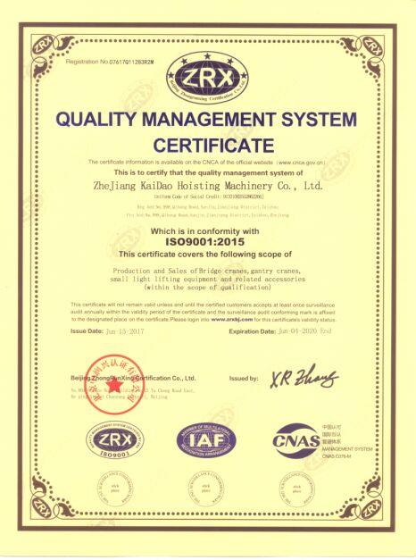 ISO9001 (英)